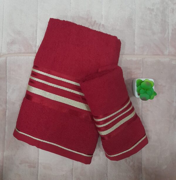Jogo de Toalhas Blenda /Banho 80x140cm/ Rosto 50x70cm São Cristóvão