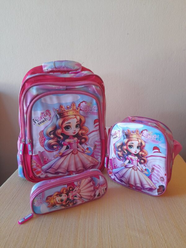 Kit Mochila Infantil 3Peças Feminina