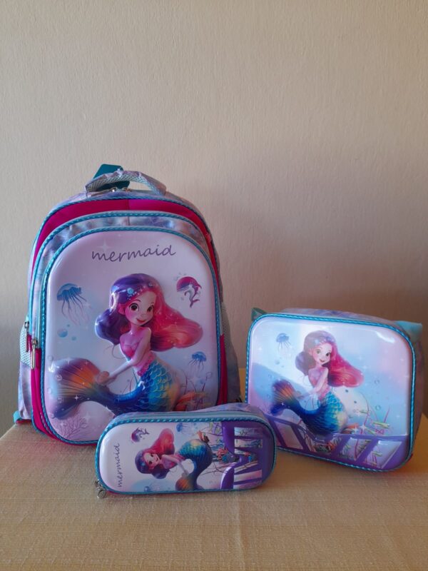 Kit Mochila Infantil 3D 3Peças Feminina - Image 2