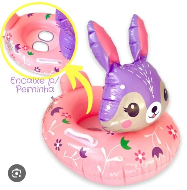 Boia Infantil Bebê Pezinho Coelho