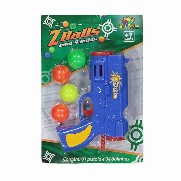 Brinquedo Lança Bolas 5Peças