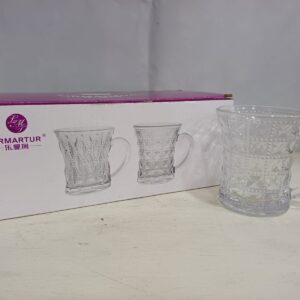 Jogo de Xicaras Vidro 120ml 6Peças