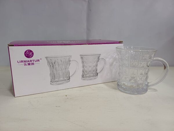 Jogo de Xicaras Vidro 120ml 6Peças