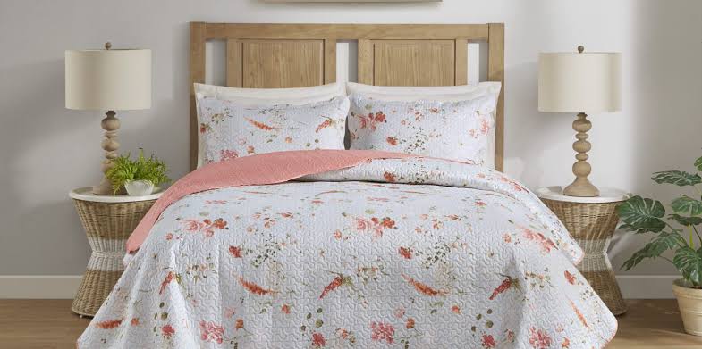Colcha de Cama Paris Casal Dupla Face com Viés