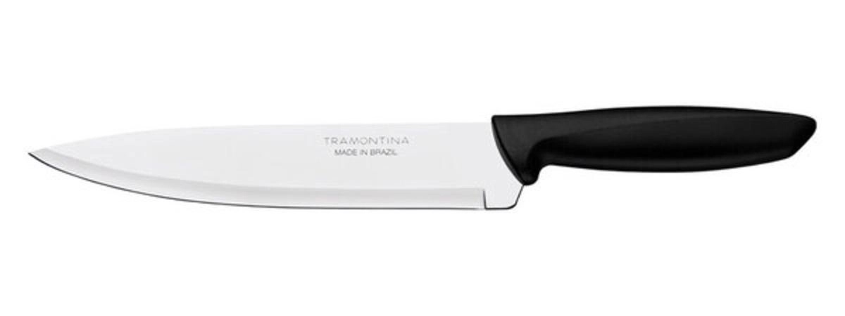 Faca Chef Tramontina em Aço inox 8` Preta