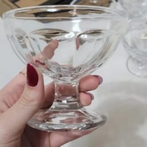 Jogo Taca Sobremesa 3Peças 300ml Vidro