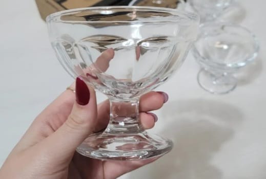 Jogo Taca Sobremesa 3Peças 300ml Vidro