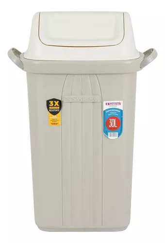 Lixeira Basculante Plástico Sanremo 30L