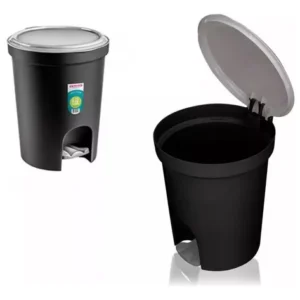 Lixeira Redonda C/Pedal Plast Sanremo 6,6L